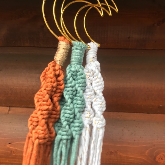 Moon Macrame Plant Hanger - Picture 7 of 8